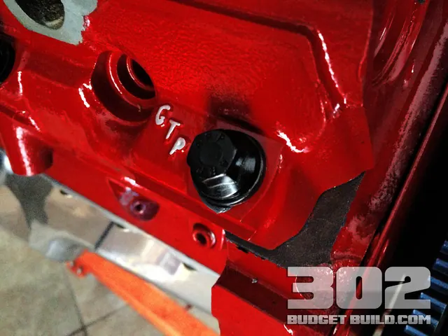 This is a head bolt properly torqued into place.